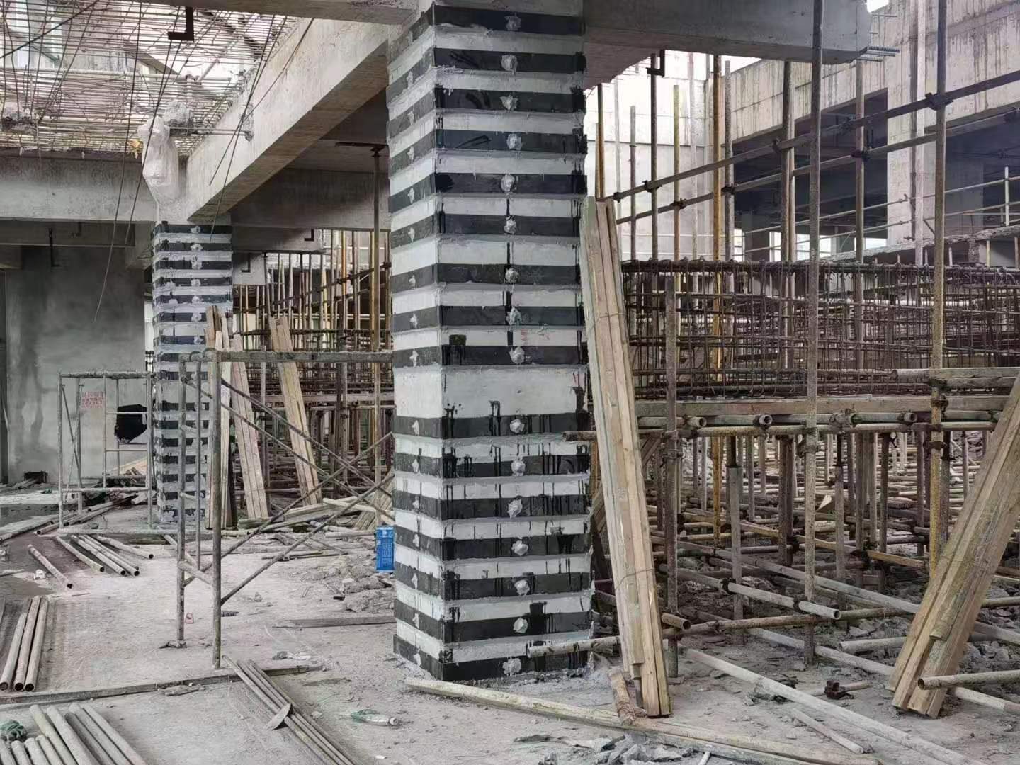 吐鲁番柱子包钢加固施工方案